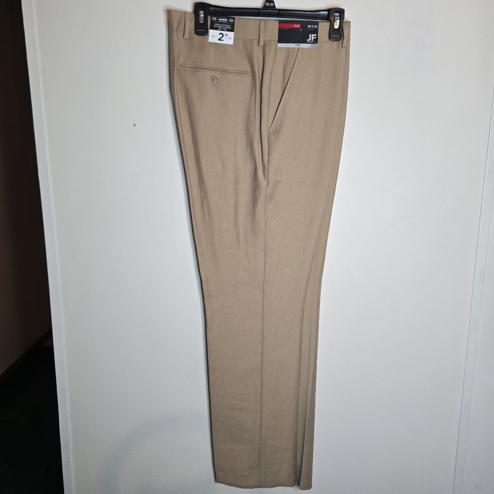J. Ferrar Ultra Comfort Florence Brown Stretch Slim Fit Suit Pants 38x32